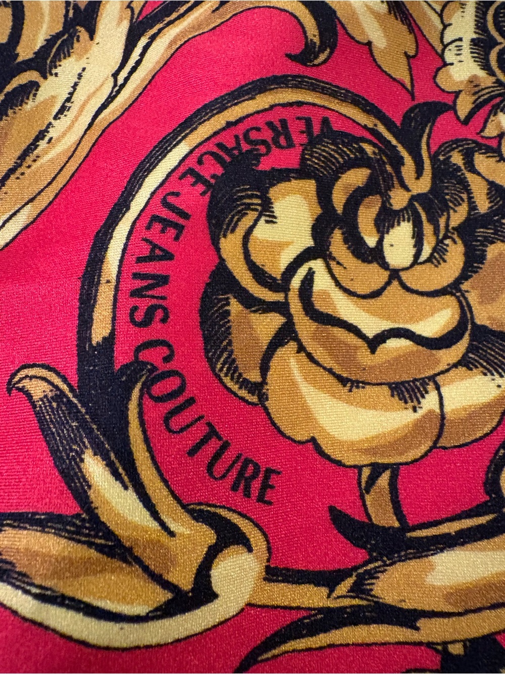 Authentic Versace Jeans Couture Regalia Baroque Print Mini Dress Certified US8 - Picture 12 of 16